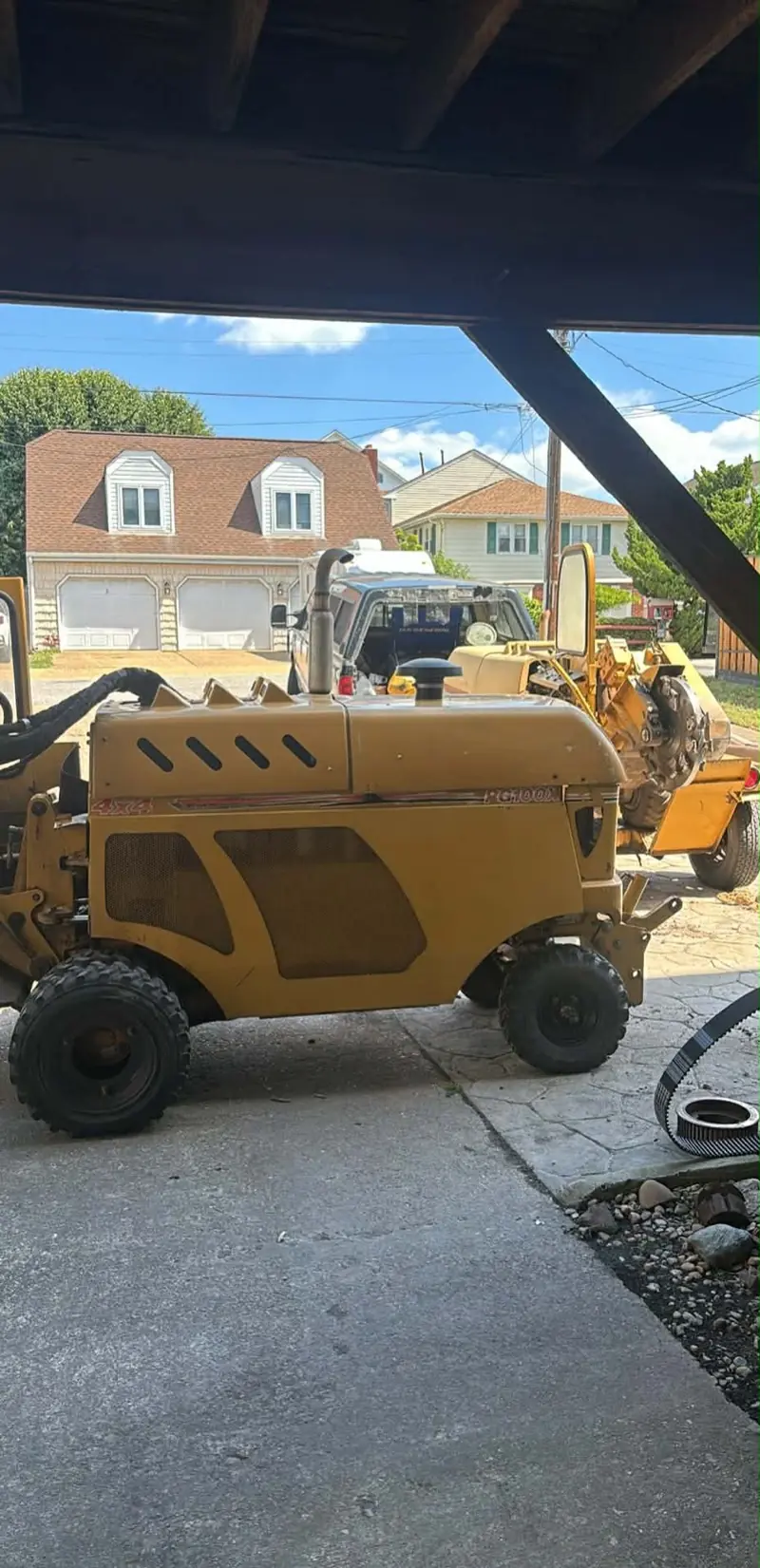 Rayco RG100 100 HP commercial stump grinder used by Tree Stump Removal and Excavation in Hampton Roads VA